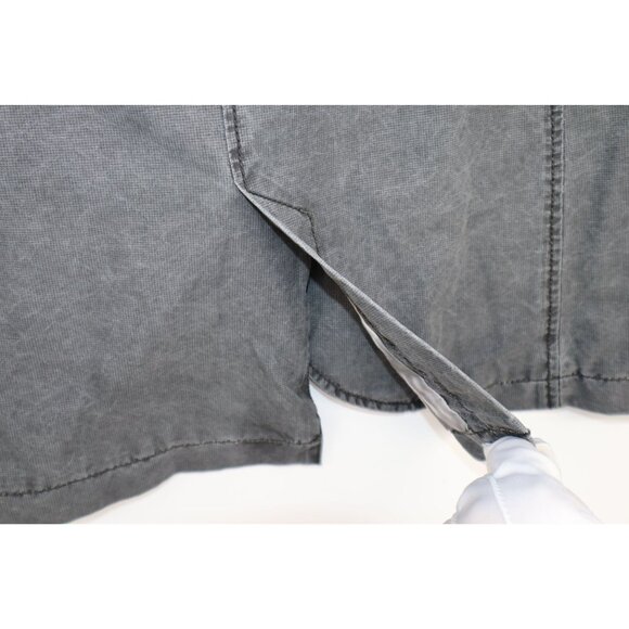 Hugo Boss Mens Blazer Sz 42R Charcoal Gray Cotton Blend Old Money Preppy Career - Picture 13 of 13